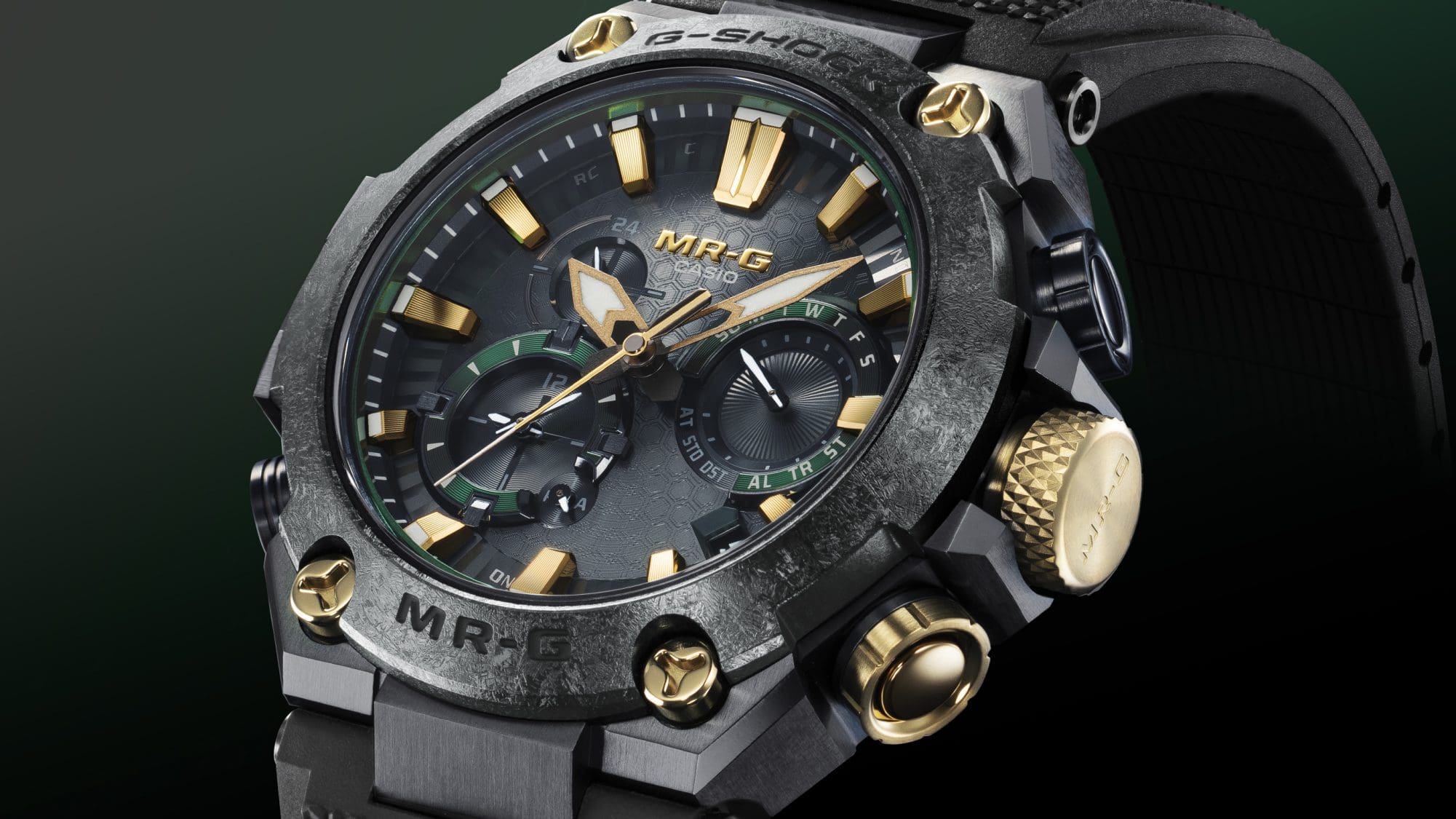 Dura Soft band model: With recrystallized titanium bezel MRG-B2000RG