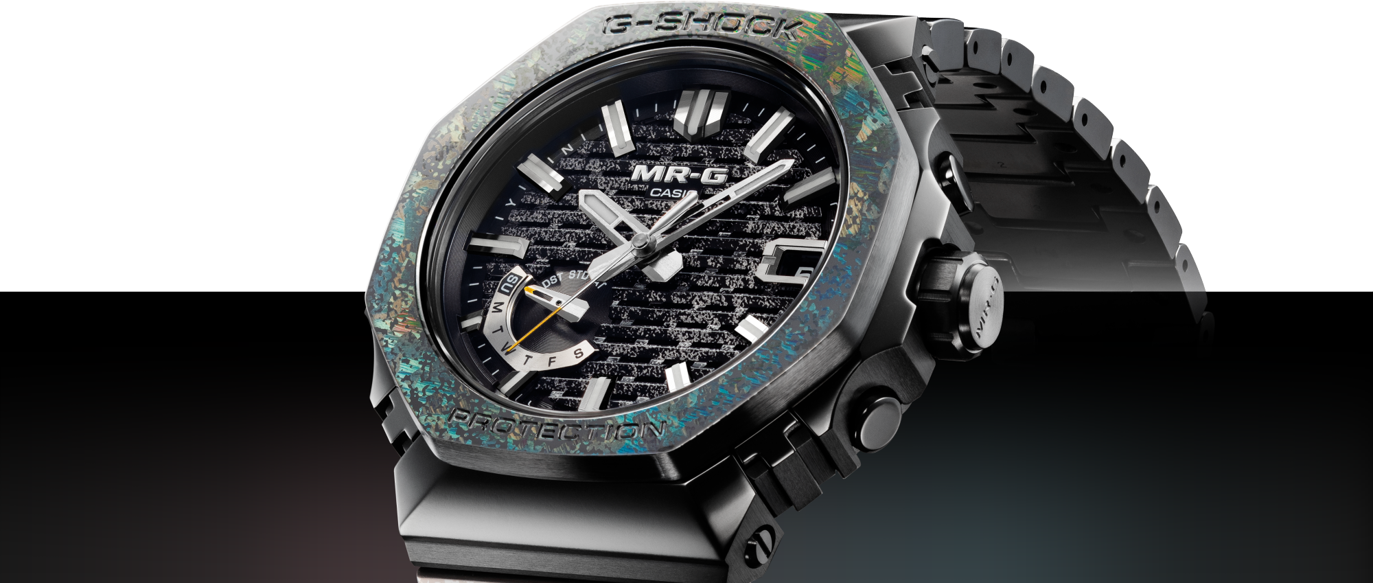 An image of the MRG-B2100HR-1A, featuring traditional Japanese aesthetics and an elegant dial design