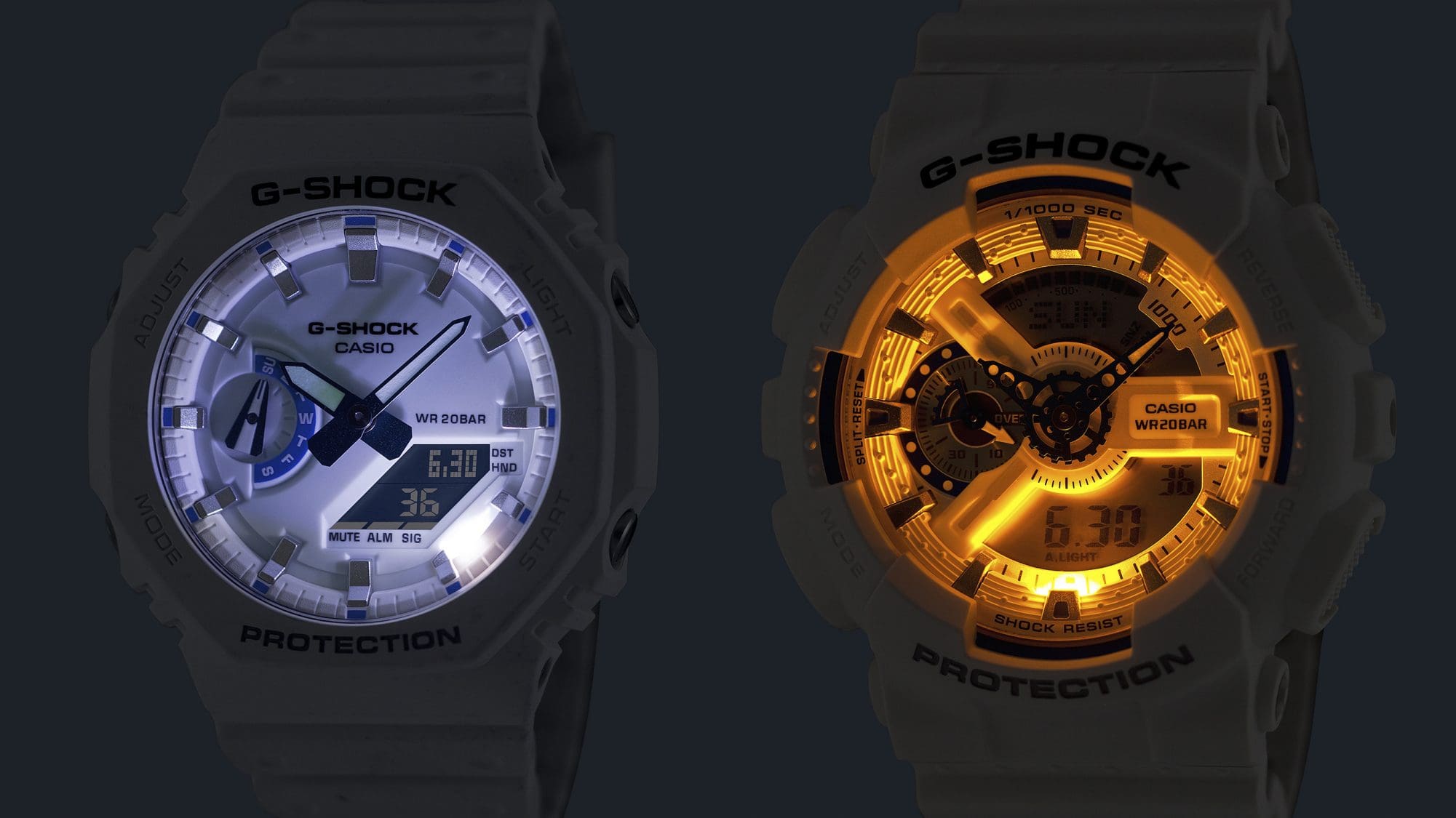 LED light for maintaining watch readability in the dark