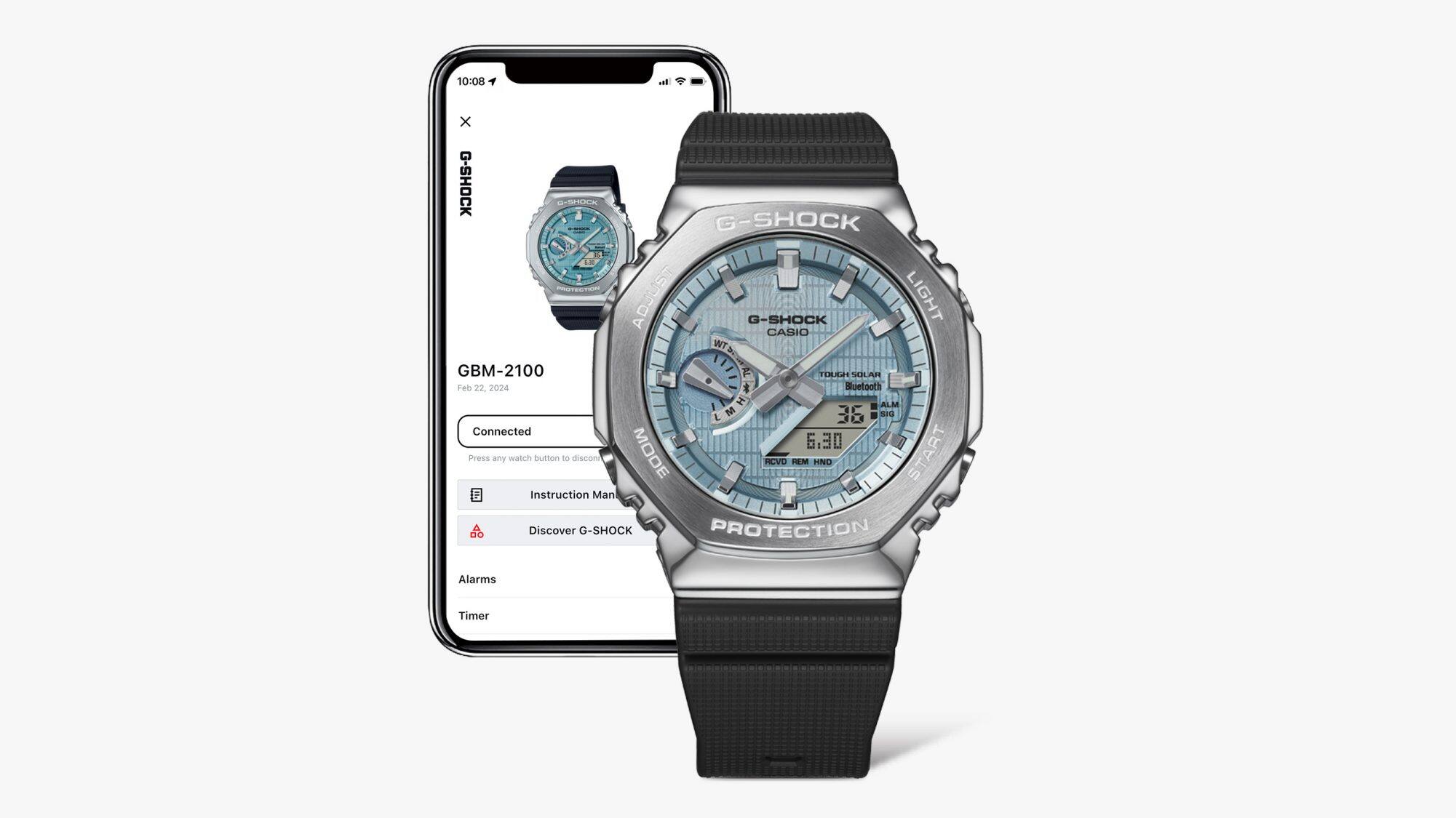 Indicación de la hora por energía solar con Bluetooth® para una mayor precisión y confiabilidad