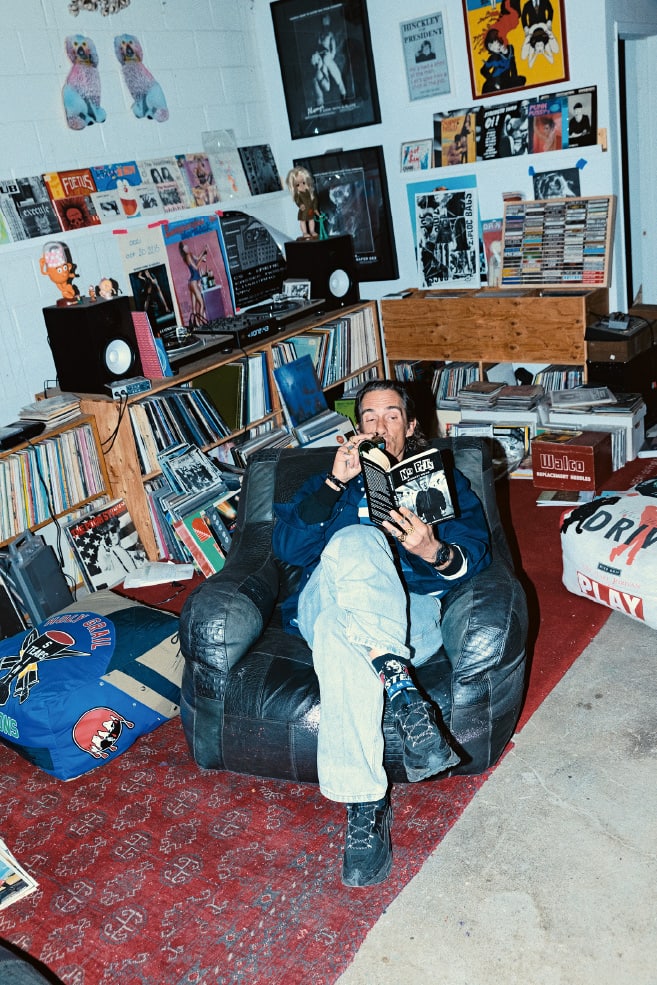 Una foto del lugar favorito de DeWitt en su estudio