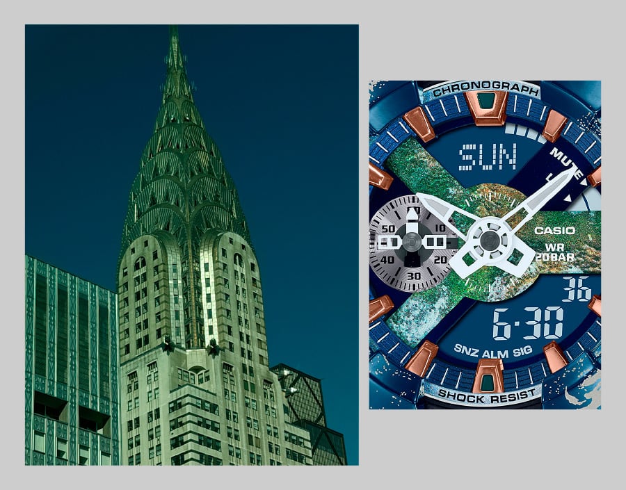 Esfera de G-SHOCK inspirada en Nueva York