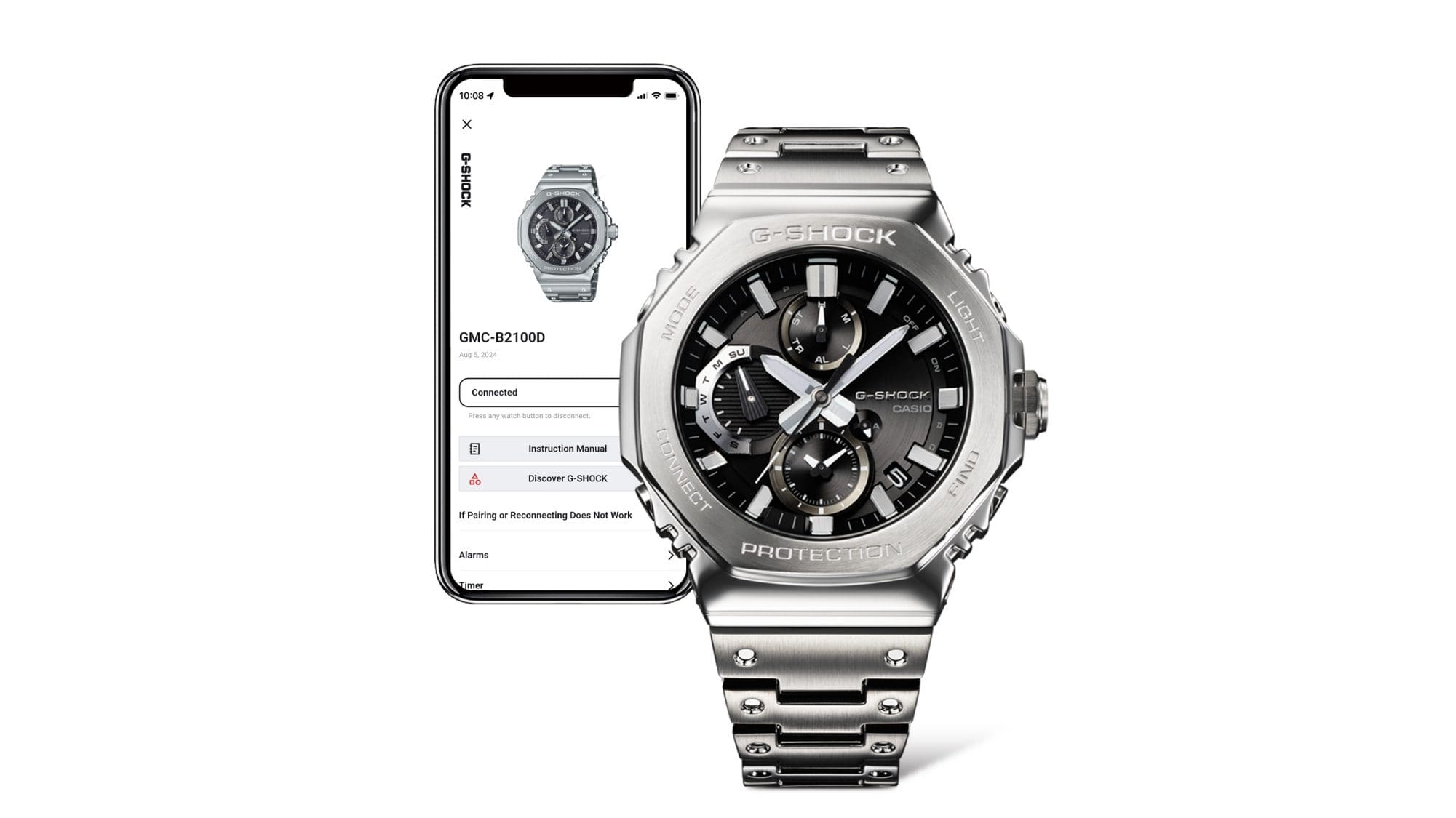 Indicación de la hora por energía solar con Bluetooth® para una mayor precisión y confiabilidad
