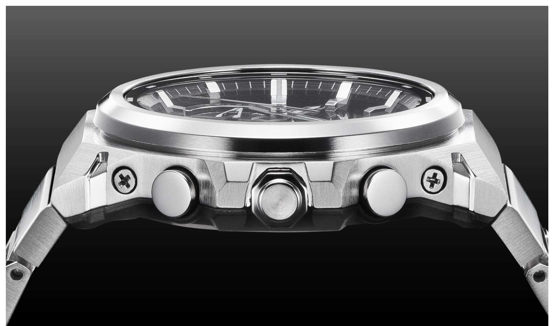 Fotografía del diseño nítido y plano del GST-B1000