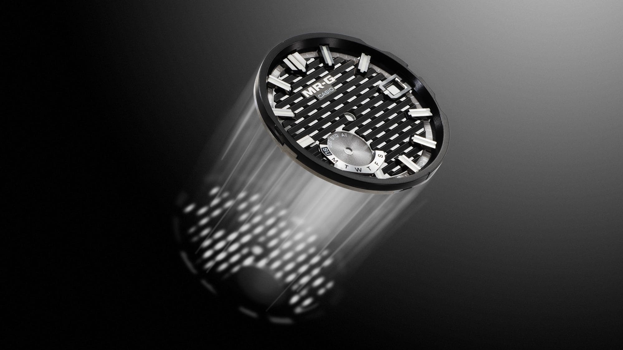 Imagen que muestra la recepción de la luz a través de los huecos de una esfera con diseño de rejilla.