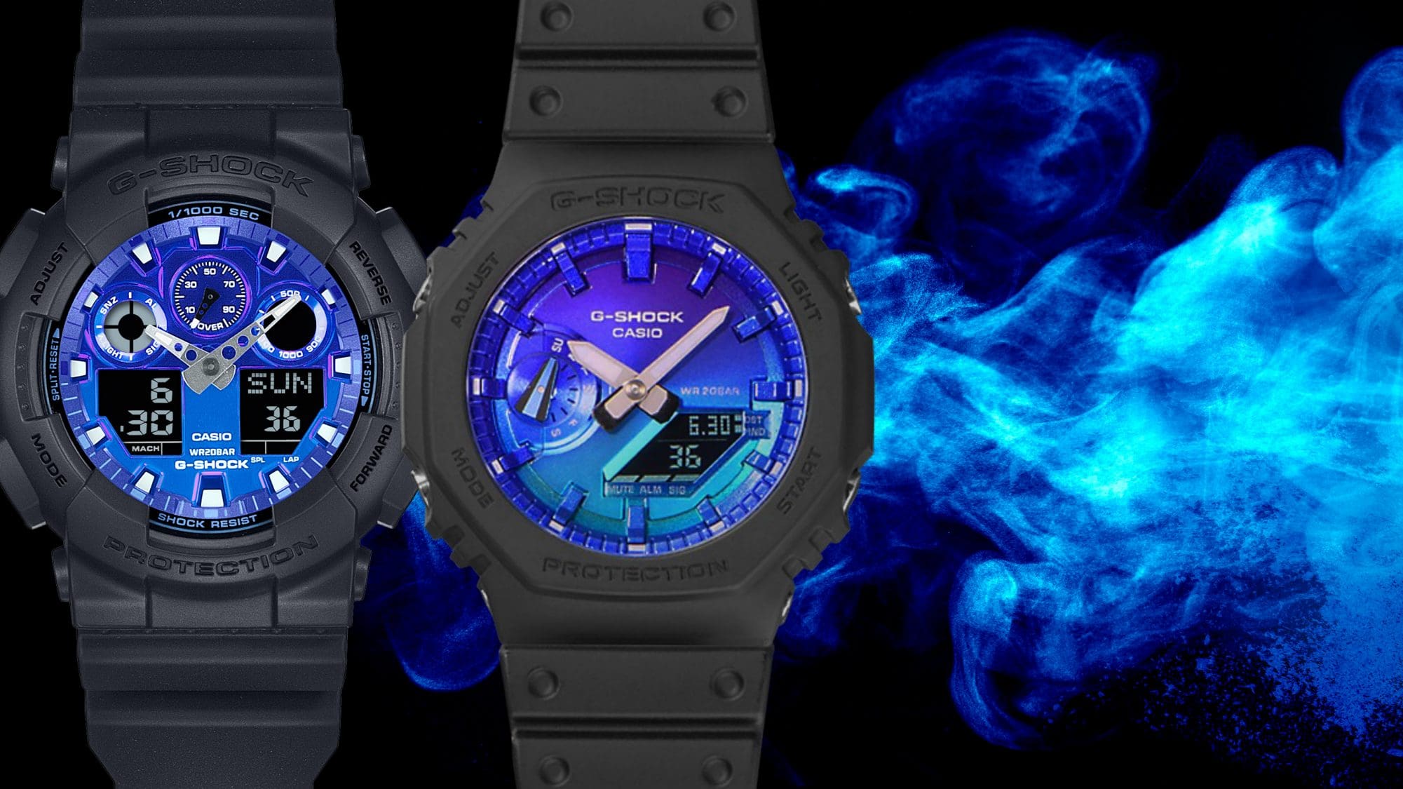 Flammes bleues de la conviction