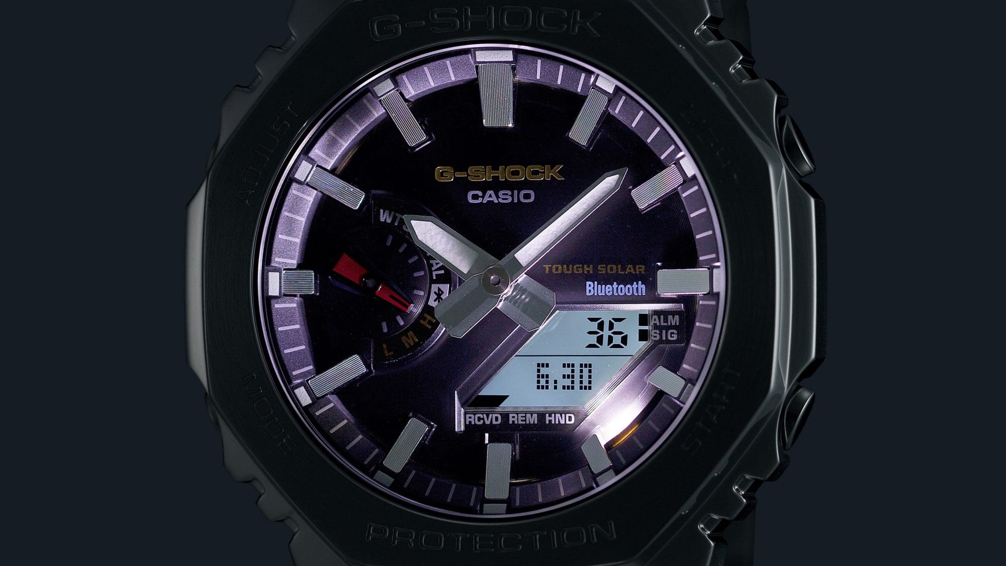 Super Illuminator pour assurer la lisibilité de la montre dans l'obscurité