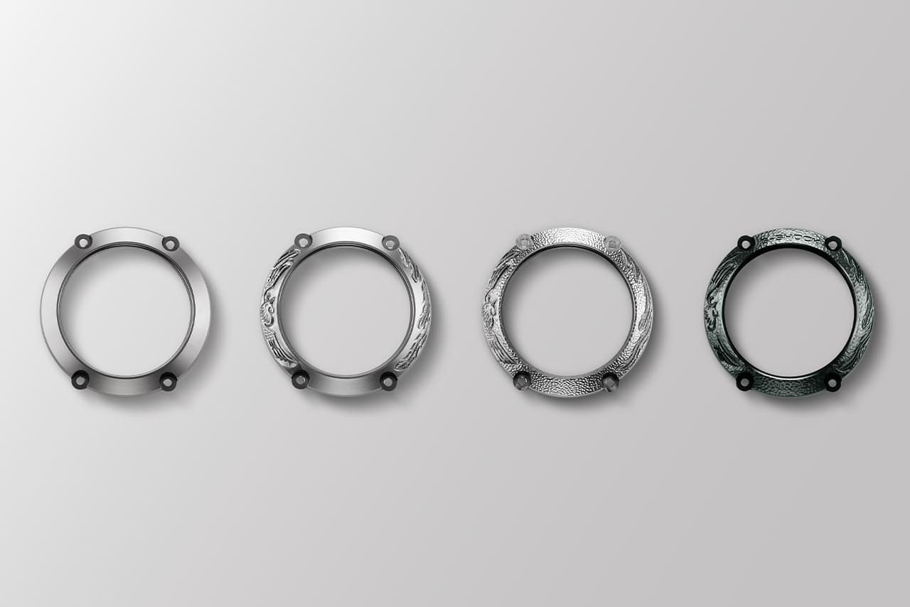 4 étapes du processus de lunette pour la MRG-B2000KT.