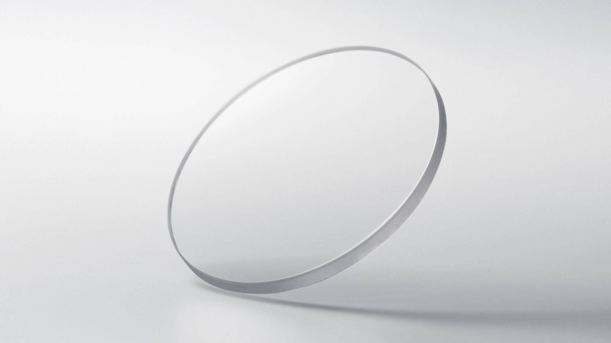 Verre saphir rond