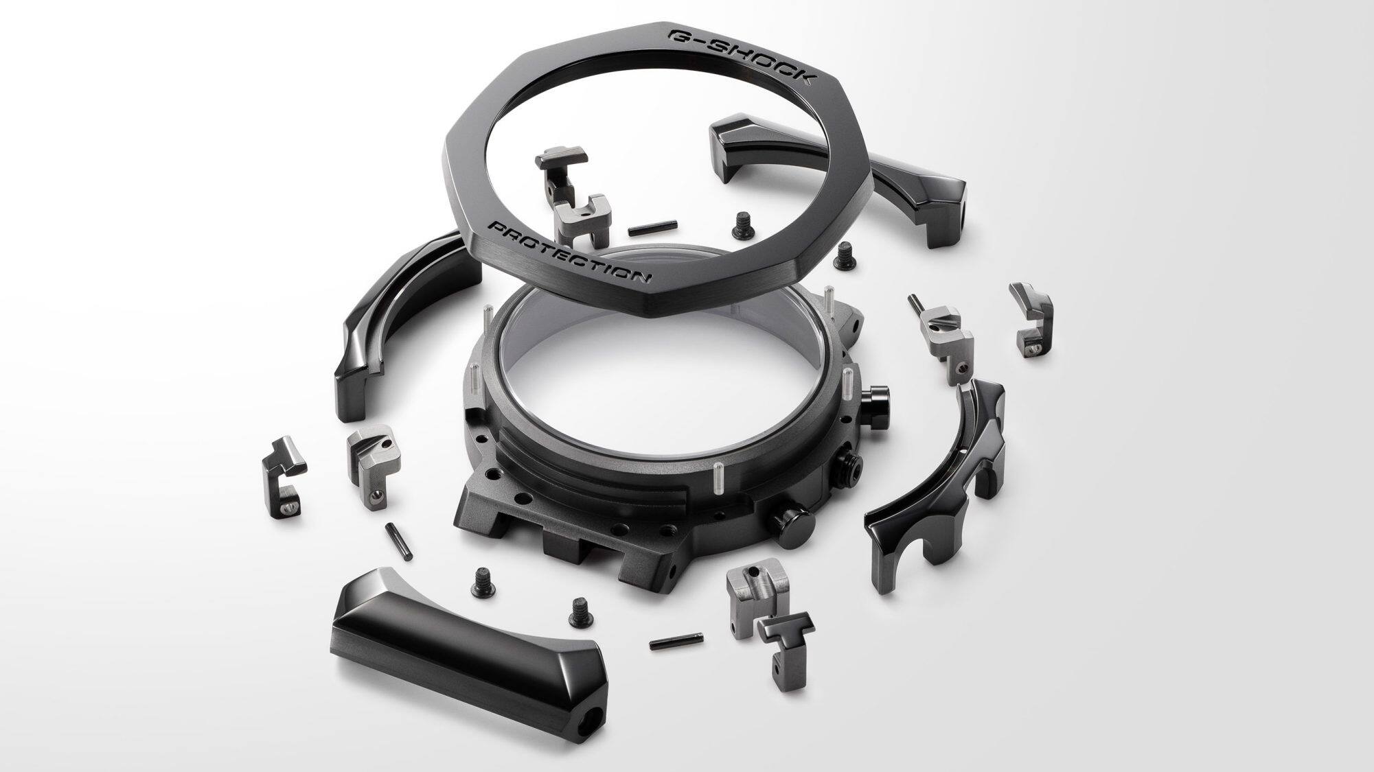 Struktur Multi-Guard dengan ketangguhan untuk mendukung bentuk yang rumit