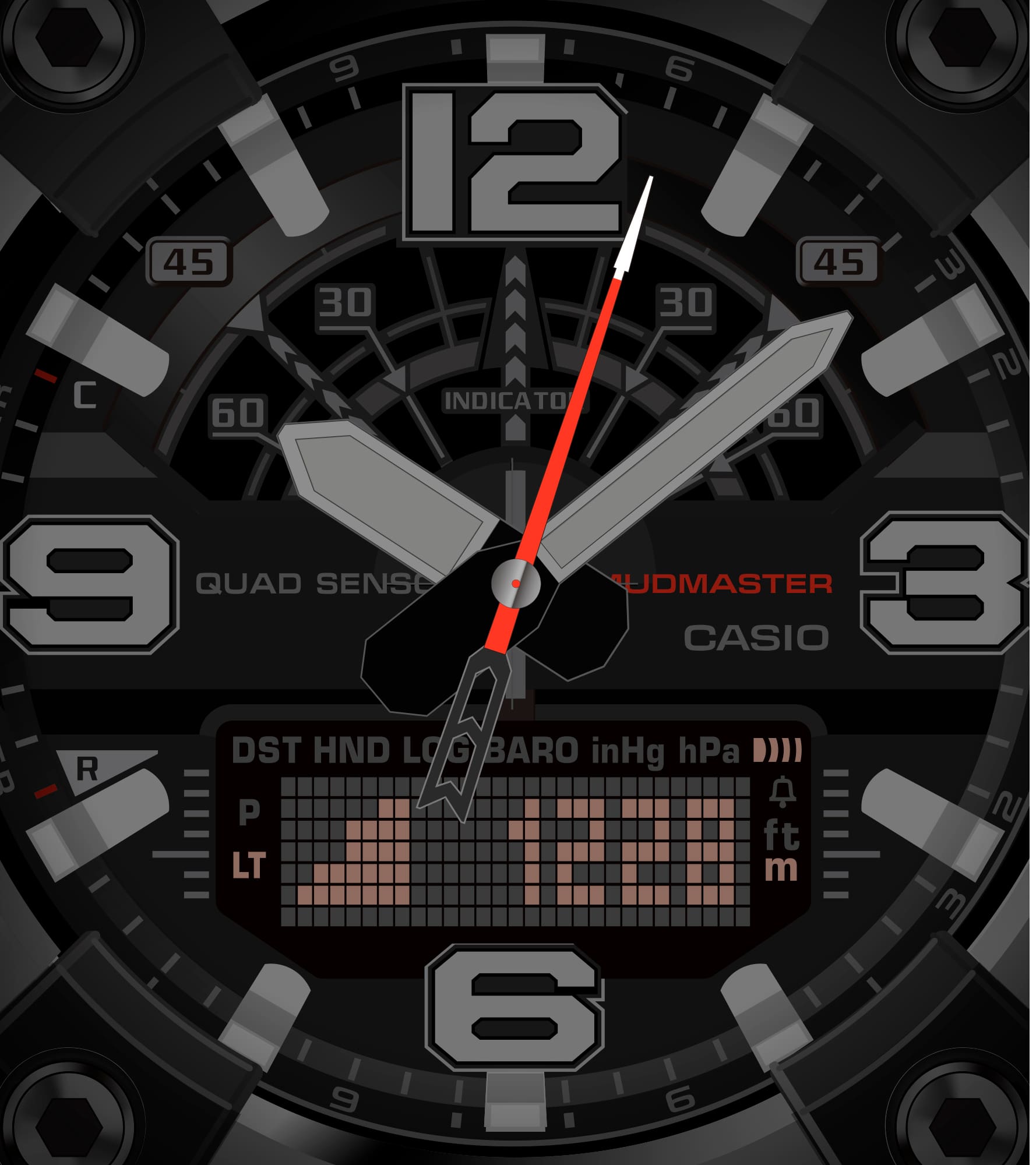 Gambar Tampilan Altimeter
