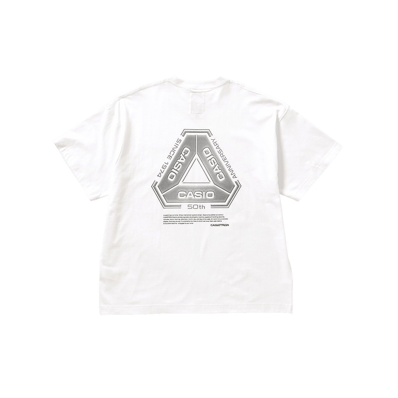 CASIO 50th Anniversary Tシャツ Lサイズ ホワイト Casio Watch 50th Anniversary Collection T-shirts from G