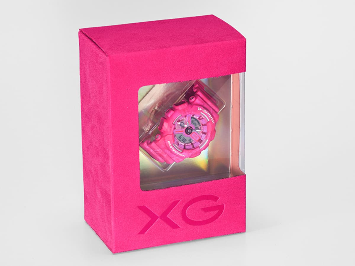 G-SHOCK GMA-S110XGのピンクのパッケージ