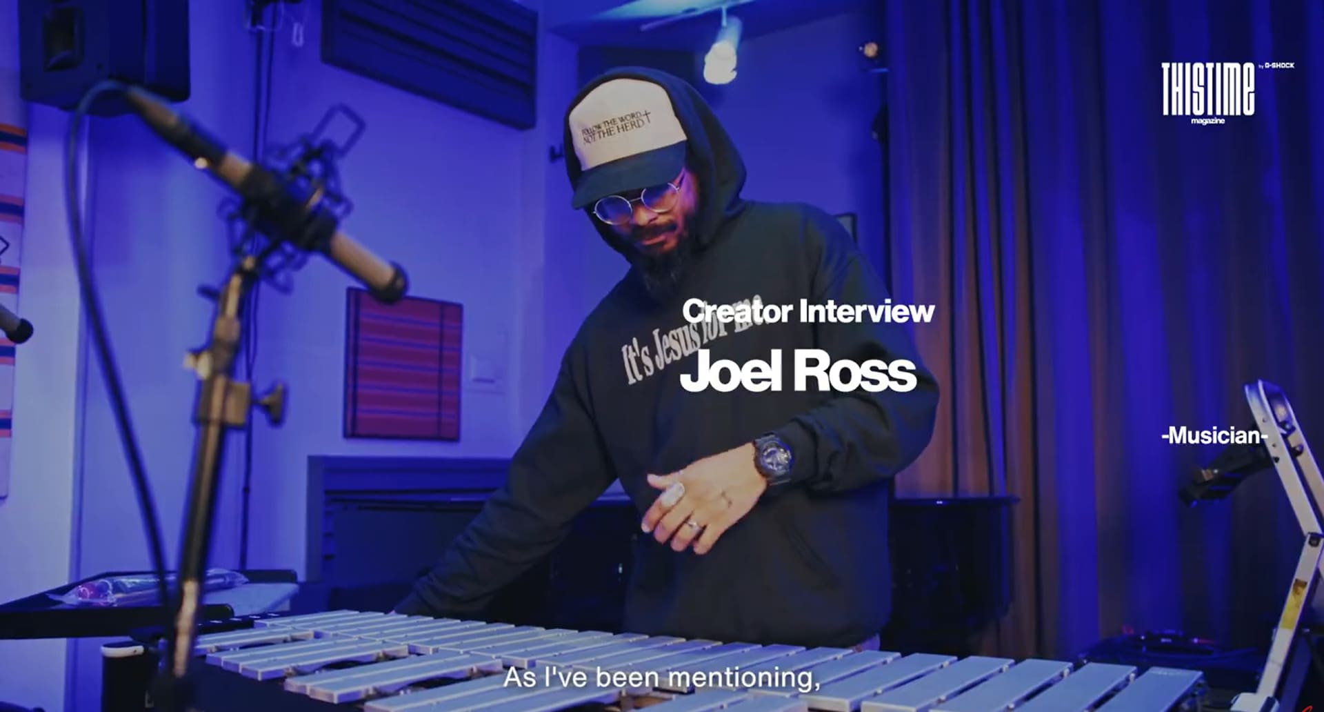 Joel Rossのバイブラスフォン演奏と音楽インタビュー