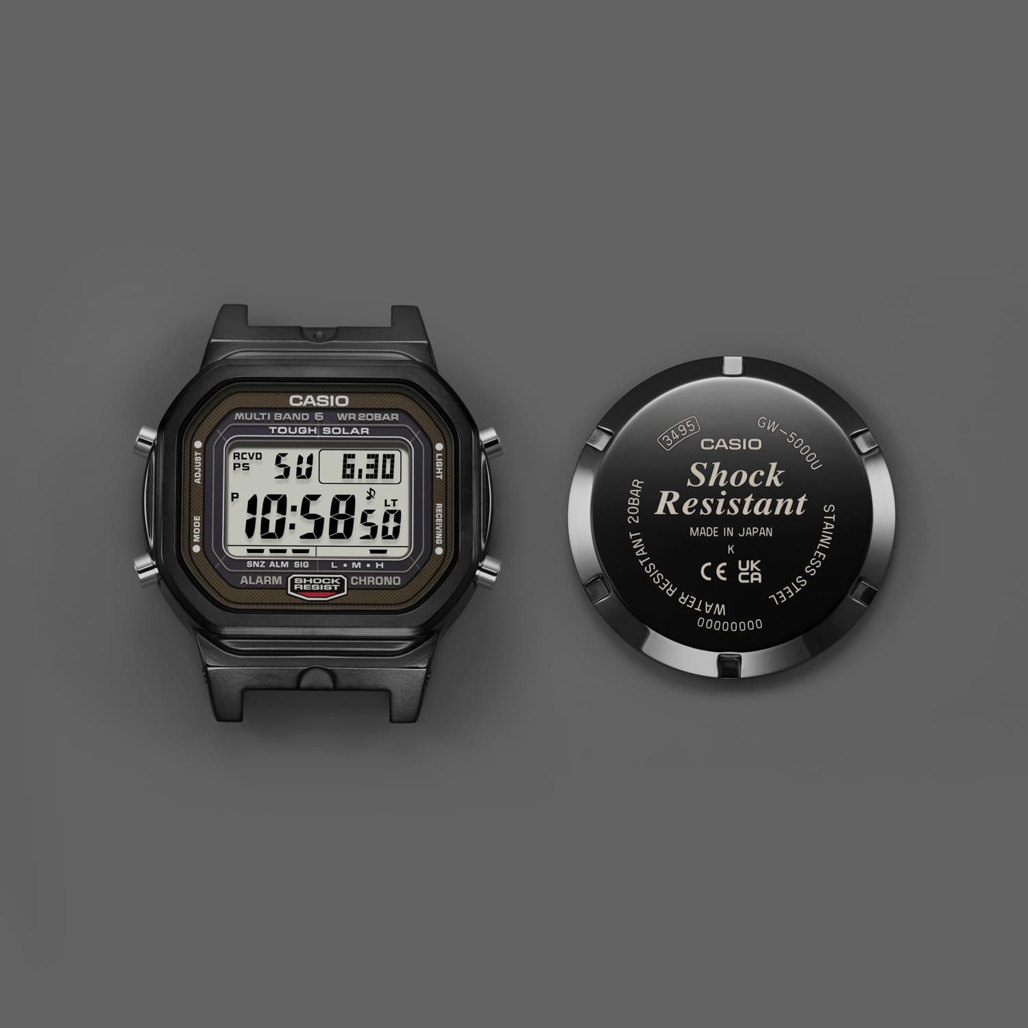 2都市の時刻を同時表示デュアルタイム