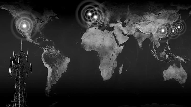 Recepção de ondas de rádio em horário padrão