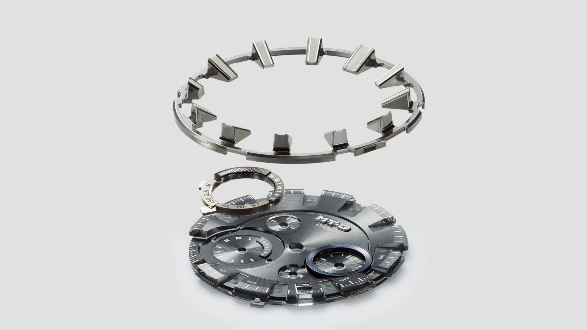 Mostrador multicamadas que projeta um refinamento sofisticado