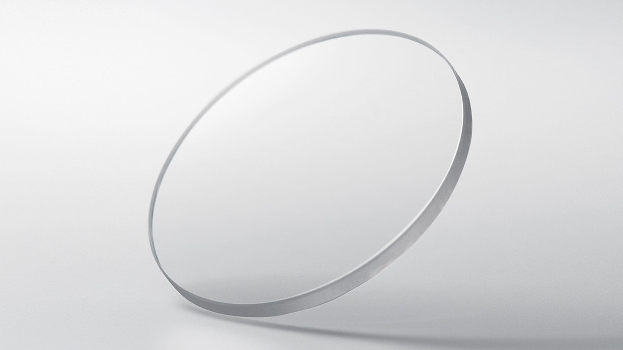 Cristal de safira altamente transparente e resistente a arranhões e com revestimento antirreflexo