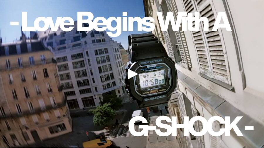 วิดีโอ ‐ G-SHOCK ลอยระหว่างอาคารในปารีส ภาพแคมเปญไลฟ์สไตล์