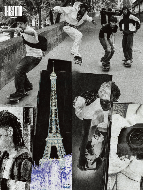 Hình ảnh minh họa Ấn bản về Paris của tạp chí THISTIME