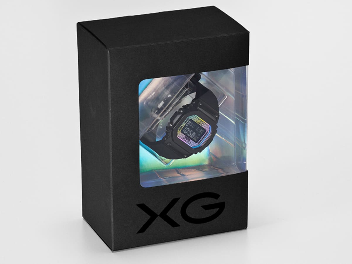 G-SHOCK GM-S5600XG 黑色特別包裝。