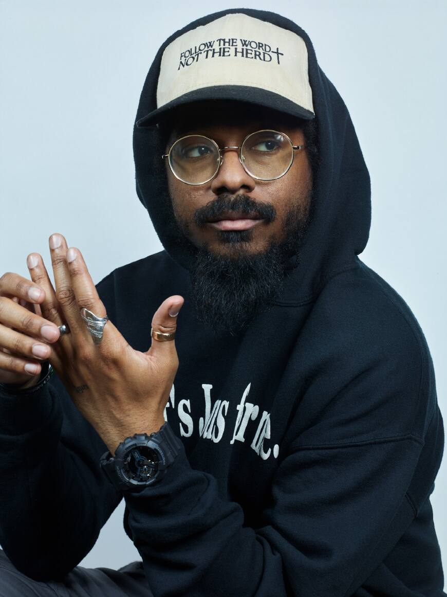 Joel Ross 佩戴著 G-SHOCK GA-110 腕錶