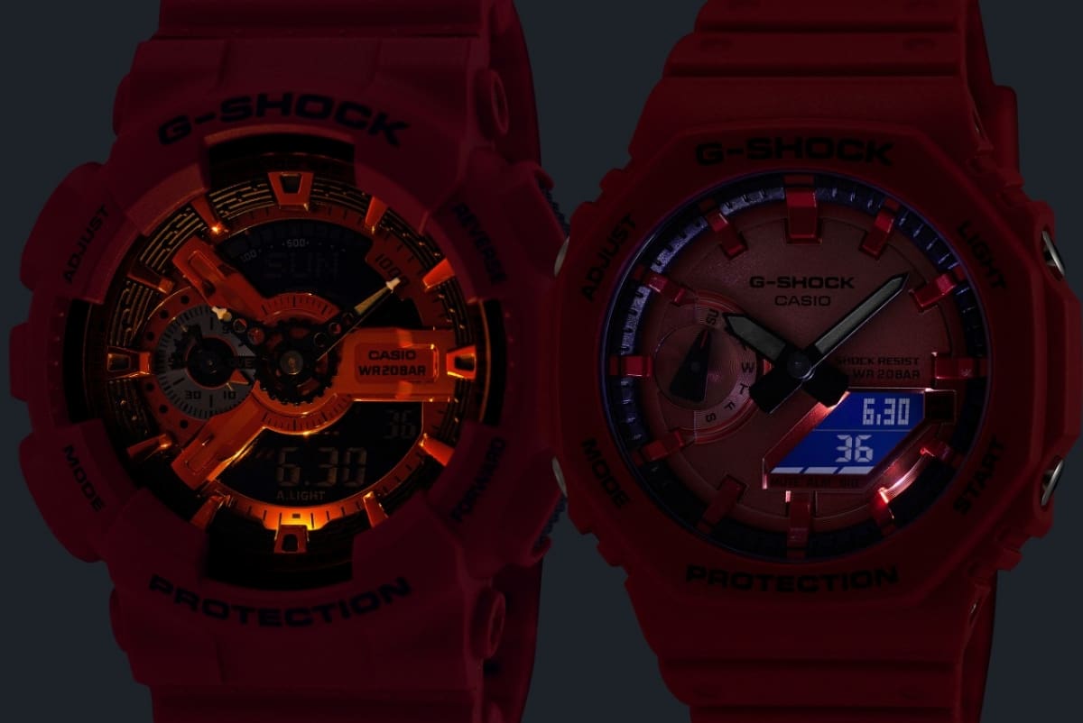 Analog-Digital - ICONIC-RED | G-SHOCK