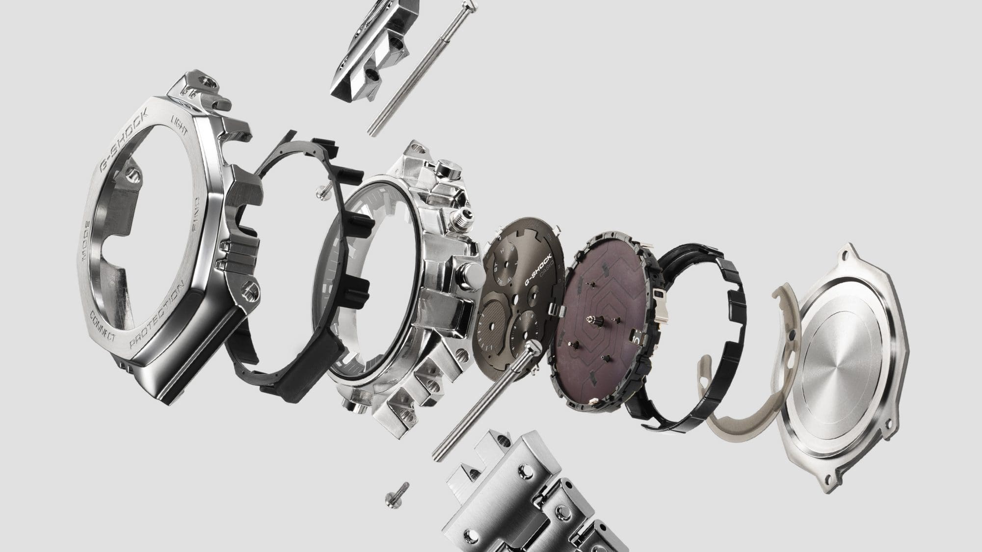 全金屬耐衝擊構造：兼具力量與美感