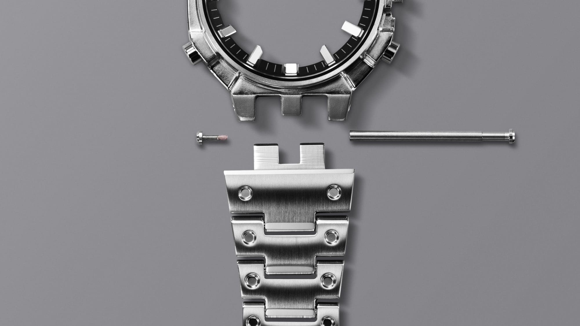 全金屬耐衝擊構造：兼具力量與美感