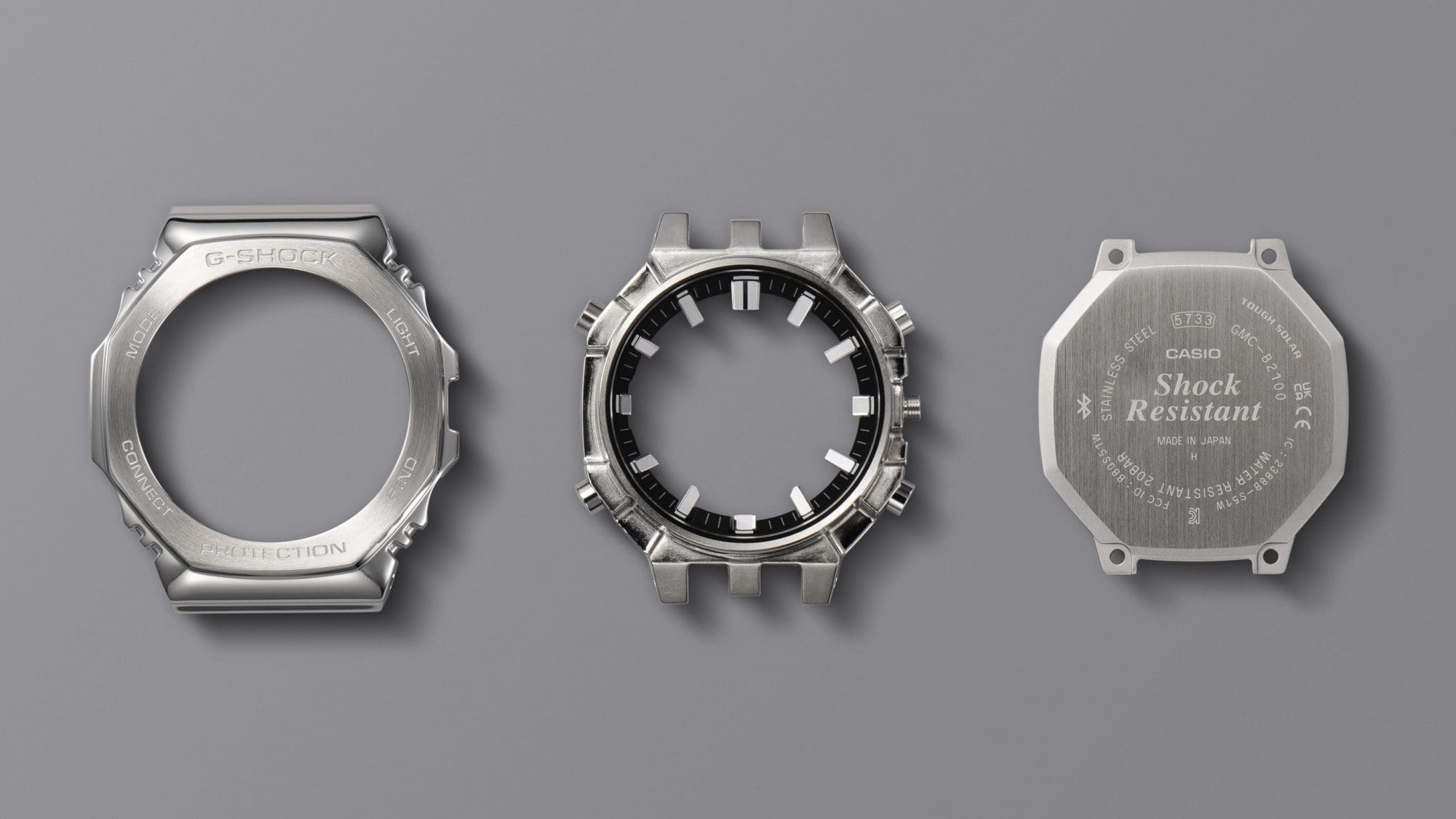 全金屬耐衝擊構造：兼具力量與美感