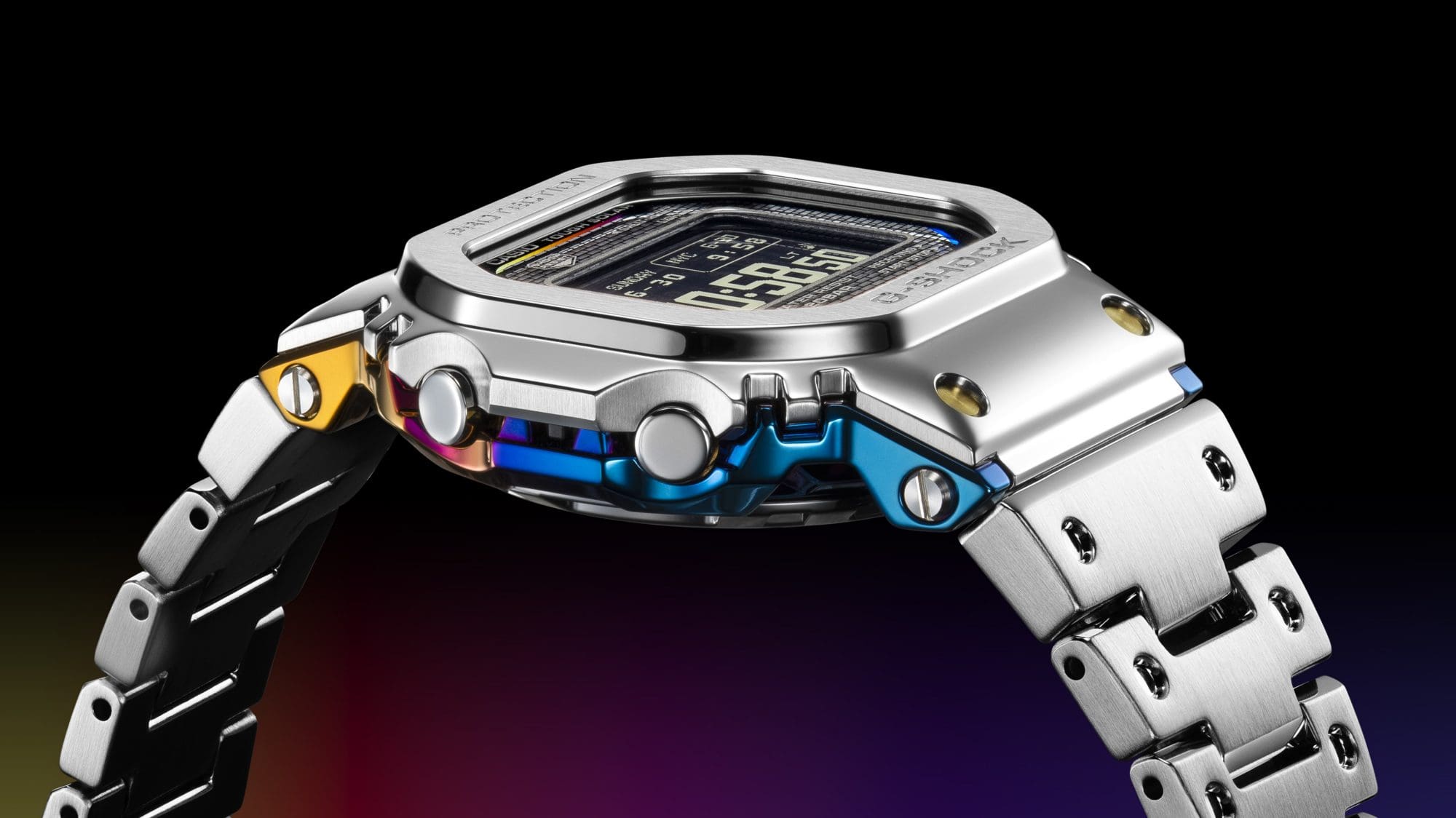 GMW-BZ5000RC 中央錶殼彩虹配色示意圖