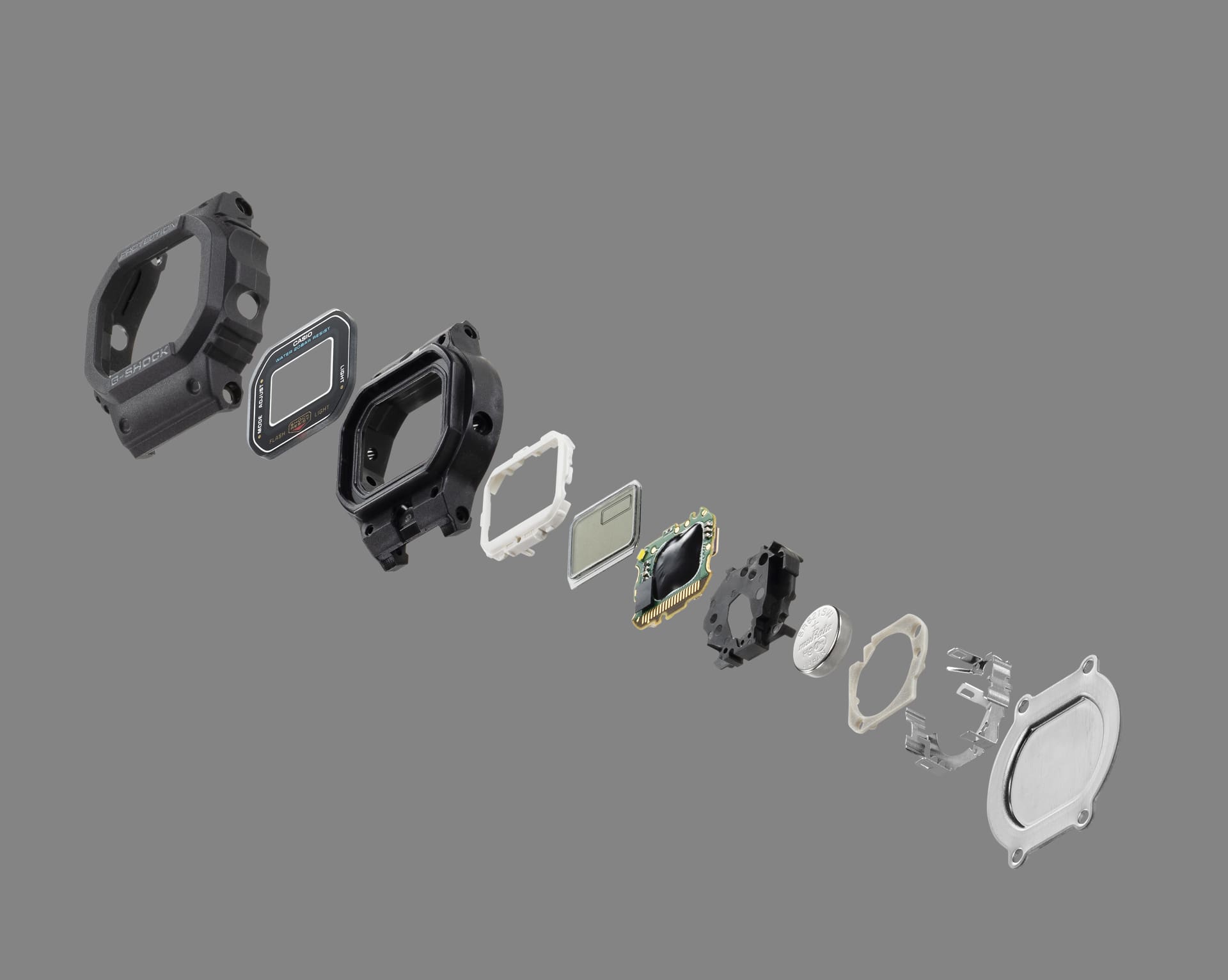 G-SHOCK NANO 耐衝擊構造的照片